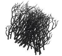 Zerodeko 30pcs Artificial Antler Branches 5.31 Inch Black Plastic
