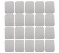 Zerodeko 30pcs Magnetic Plate for Under Cabinet Lights - Replacement Magnetic Strips for Cabinet Light Installation - No Trace LED Lighting Magnet Sticky Plate - 1.77x1.38 Inch