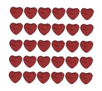 Zerodeko 30Pcs Romantic Heart Shaped Tealight Candles with Metal Holders Paraffin Wax Clean Burning Decorative Candles for Valentine Day Decor Spill Resistant