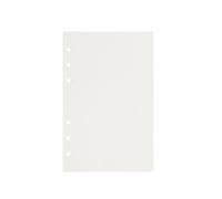 Zerodeko 320 Sheets A6 Refill Paper for 6-Ring Notebook with Smooth Surface and Easy Insertion, White Paper Suitable for Travel and Office Use by Students and Staff