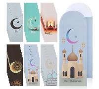 Zerodeko 36pcs Eid Mubarak Envelopes Ramadan Money Holder Blank Holiday Paper Envelopes for Muslim Festival Celebration and Greeting Cards