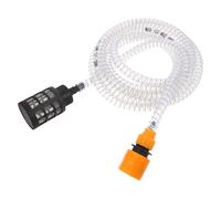 Zerodeko 3M Car Washing Machine Water Pump Hose with Quick Connector, Medium Filter Screen and Hose Clamp - Leak-Proof High Pressure Water Tube for Automotive Exterior Cleaning