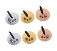 Zerodeko 3pairs Boys and Girls Hand Held Finger Zills Percussion Instruments Musical Toys for Boy Girl Party Belly Dancing