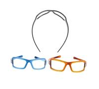 Zerodeko 3pcs Art Glasses Headband for Female Glasses Headwear Stylish Head Decor for Face Washing Delicate Headbands for Women Hair Ties