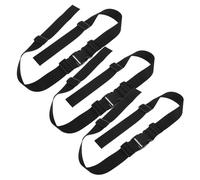 Zerodeko 3pcs Baby High Chair Security Belt Harness Straps for Infant and Toddler Adjustable 3.8cm Wide 1.2m Length Stroller and Child Chair Safety Replacement