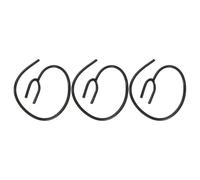 Zerodeko 3pcs Black Pvc Stethoscope Extension Tubes, Flexible and Elastic Tubing for Stethoscope Accessories, Versatile Replacement Tubes for Professionals