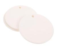 Zerodeko 3Pcs DIY Ceramic Pendants Multi-functional Hanging Ornaments for Home Decor Arts and Crafts Painting Boy Girl Charms