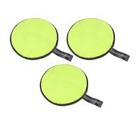 Zerodeko 3pcs Double-sided Facial Cleaning Pads 12cm Makeup Remover Powder Puff Soft Washable Cotton Rounds for Women Daily Face Cleansing and Makeup Removal Random Color