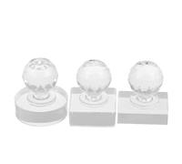 Zerodeko 3pcs Eyeshadow Pressing Stamper Set with Square, Rectangle Crystal Molds for Blusher and Powder Repair, DIY Makeup Tool for Precise Eyeshadow Application and Refilling