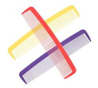 Zerodeko 3pcs Giant Comedy Comb Set Plastic Wide Tooth Lightweight Big Hair Comb Prank Prop for Halloween Parties and Carnival Costume Use