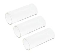 Zerodeko 3pcs Glass Fingertip Covers Guitar Finger Protectors for Playing Musical Instruments and Practicing, Reduce Wear and Tear, Prevent and Sweat on Fingers