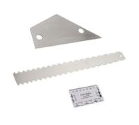 Zerodeko 3pcs Guitar Fret Rocker Leveling Tool Set Neck Notched Straight Edge and String Action Gauge Ruler for Acoustic, Electric Bass Guitar Fretboard Measurement and Adjustment