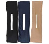 Zerodeko 3pcs Hair Bun Maker Flexible Donut Hair Twisting Tie for Easy Bun Styling and Elastic Bands for Lazy Curler