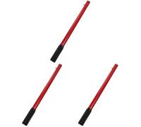 Zerodeko 3pcs Horizontal Hydraulic Jack Handle for 2 Ton Floor Jack | Steel and Rubber Build, Non-slip Grip, 19mm X 16mm Opening, Red Finish, Stable Use