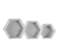 Zerodeko 3pcs Large Resin Mold Silicone - Deep Epoxy Resin Casting Mold for Preserving Fresh Flowers Insect Specimens Home Bookends Decor - Reusable & Washable