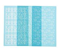 Zerodeko 3pcs Polymer Clay Jewelry Making Kit Nylon Molds for Clay Earrings Featuring Rounded Edges for DIY Craft Polymer Decorating