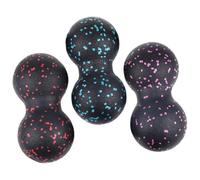 Zerodeko 3pcs Portable Peanut Shaped Massage Ball for Neck and Back Muscle Relief Made of Sturdy Epp Material with Creative Design, for Yoga and Deep Tissue Trigger Point Therapy
