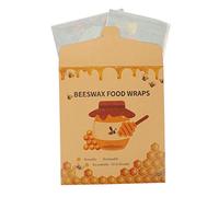 Zerodeko 3pcs Reusable Beewax Wraps for Bowl Kitchen Sustainable Washable Food Storage Beeswax Preservation Wraps for Home Use