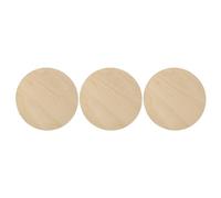 Zerodeko 3pcs Round Wood Slices Portable Wood Slices Painting Circles Unfinished Discs for DIY Crafts Home Decor Wedding Decor