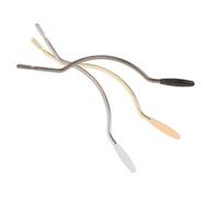 Zerodeko 3pcs Single Tremolo Bar Arm Curved Electric Guitar Whammy Bar Accessory Lightweight System for Beginners and Pros with Stylish Gold Silver Black Colors