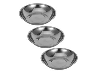 Zerodeko 3pcs Stainless Steel Digital Scale Tray for Food Processing and Industrial Environments Sturdy and Easy Cleaning Electronic Kitchen Scale Bowl Compatible with Portable