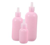 Zerodeko 3pcs Travel Toiletries Bottles Reusable Empty Cosmetic Tubes for Lotion Shampoo Facial Cleanser Portable Refillable Containers for Skincare the Go