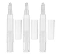 Zerodeko 3pcs Twist Lip Gloss Pen Nail Oil Pens 5 Ml Pp Compact Design Precise Application for On-the-go Beauty Routines