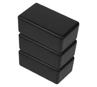 Zerodeko 3pcs Waterproof Electrical Box Enclosure for Electrical Projects, Black Abs Material with Weatherproof and Dustproof Features, Suitable for Homes and Offices, Compact Size