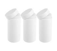 Zerodeko 3pcs White DIY Deodorants Containers Twist-up Refillable Tubes for Homemade Deodorants and Solid Lotion Portable Packaging as Pp Material for Daily Use and Travel