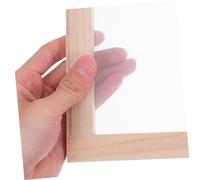 Zerodeko 3pcs Wooden Papermaking Frame with Mesh Screen Lightweight Paulownia Wood Craft Screen for DIY Handmade Paper Pressed Flower Art and Paper Pulp Crafts Portable Mould Deckle Kit for