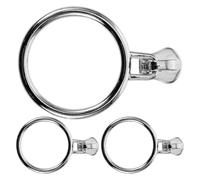 Zerodeko 3Pcs Zinc Alloy Ring Zipper Pull Replacement Handbag Zipper Head Multi-Purpose Replacement for DIY Clothing Projects