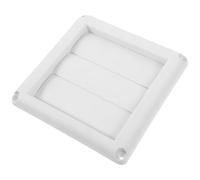 Zerodeko 4 Inch Louvered Vent Cover Outdoor Vent Cover Sleek Stylish Unique Design Louvered Structure Improves Dryer Performance Exterior Wall Use