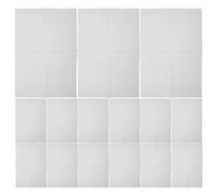 Zerodeko 4 Packs White Rectangular Fish Sashimi Special Paper Towels Food Safe Absorbent and Oil Moisture Absorbing Sheets for Kitchen Table and Home Family Gatherings