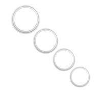Zerodeko 4 Pcs Silicone Bracelet Molds for DIY Crafts Crystal Epoxy Resin Casting Mold for Handmade Bangles Simple Manual Craft Moulds for Adults Jewelry Making Kit