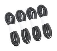Zerodeko 4 Rolls of Black Nylon Elastic Bands Replacement Accessories for Diaries and Leather Journal Strong Notebook Connecting Ropes Suitable for Travel and DIY Hand Account Use