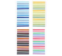 Zerodeko 4 Set Bookmark Stickers Notebook Tabs with Strong Adhesion and Repositionable Paper Material for Students to Classify Files and Page Marking in Books and Reading Materials Tabs