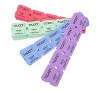 Zerodeko 400pcs Colored Raffle Tickets for Parties Festivals and Fundraisers Multi-color Event Tickets for Carnivals and Corporate Celebrations Use Party Favor Supplies