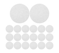 Zerodeko 400Pcs Unbleached Coffee Filter Paper Replacement: Filter Discs 2.5" for Espresso Machines, Effectively Coffee Grounds and Foam, Preserves Aroma & Flavor, White
