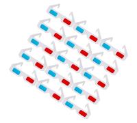 Zerodeko 40pcs 3d Glasses Anaglyph Paper Lightweight Foldable Passive Glasses for Festival and Cinema Use, Portable Design for Comfortable Viewing Three-dimensional Films