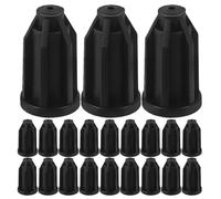 Zerodeko 40pcs Caster Socket Sleeve for Stem Caster Wheels, round Plastic Inserts 25mm Od 11.5mm Id, Easy Installation and Secure Fit for Office Furniture and Home Chairs
