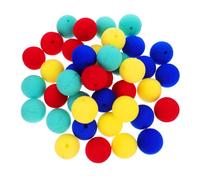Zerodeko 40pcs Clown Nose Soft Foam Sponge Noses for Carnival Halloween Christmas Parties Cosplay and Theatrical