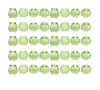 Zerodeko 40pcs Luminous Mini Resin Frog, Glow in the Dark Cute Frog Figurines