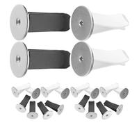 Zerodeko 40pcs Metal Car Vent Clips Auto Outlet Perfume Holders with Black White round Head Clips for Car Air Conditioner Diffuser, Office and Home Air Freshener Accessories