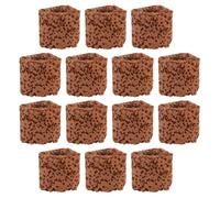 Zerodeko 40pcs Pottery Aquarium Plant Fixed Ring for Fixing Aquatic Plants in Fish Tank Easy to Place Weight Base for Aquarium and Shrimp Use