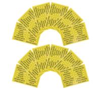 Zerodeko 40pcs Tool Classification Labels Toolkit Organization Labels 3.5x2.5inch Simple Application Removable Bright Retro Style for Tool Chest Drawers Socket Wrenches