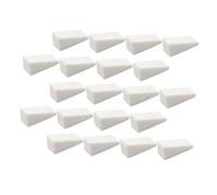 Zerodeko 48Pcs Gradient Nail Wedges Sponge for Nail Art Manicure Portable Lightweight Makeup Sponges with Unique Wedge Shape for Fade and Smooth Application