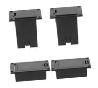 Zerodeko 4pcs Battery Box for Guitar Pickup Bass Battery Case Plastic Storage Holder for Guitar Maintenance