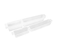 Zerodeko 4pcs Bee Feeder, Bee Food Bowl, Pp Plastic Beehive Feeder, 1.5kg, for Honeybees, the Hive, Beekeeping Supplies