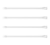 Zerodeko 4pcs Blind Pull Rods with Hook 21 Inch Window Blind Opener Sticks Made of Sturdy Pp Material for Easy Installation and Practical Use in Curtains