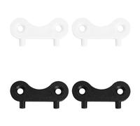 Zerodeko 4pcs Boat Key Set Nylon Gas Deck Wrench for Yacht Tank Caps Replacement Tool Wear Resistance and Sturdy Design, for Marine and Ship Use